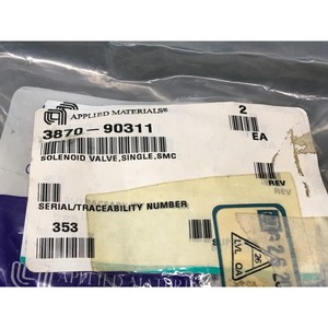 Vanne solénoïde simple 2 AMAT 3870-90311, SMC - Équipements et pièces semi-conductrices d'occasion fiables à l'échelle mondiale chez - Product Image 1