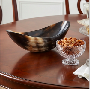 Cuenco de cuerno artesanal, vajilla decorativa rústica natural, pieza elegante, perfecta para comedor, cocina, hogar y regalos. - Product Image 6