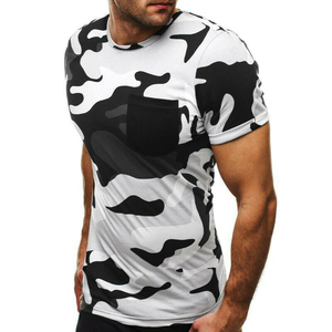 2026 Men's White T-Shirts Sublimation 100% Polyester Feeling Cotton Custom Logo Printing <b>Short</b> Sleeve Solid Neck Blank T-Shirts - Product Image 2