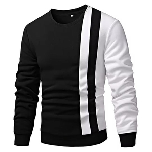 Sweat-shirt Premium pour Homme, Pull à Manches Longues Uni, Coupe Décontractée, Col Rond, Vêtement de Rue pour Homme - Product Image 1