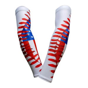 Red Camo <b>Arm</b> <b>Sleeves</b> <b>Compression</b> <b>Sleeves</b> for Baseball Football Shooter <b>Sleeve</b> UV Protection Sun <b>Sleeves</b> - Product Image 3