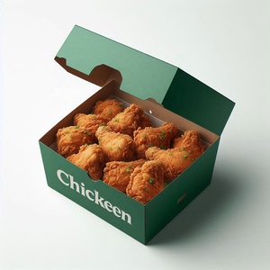 Papel de grado alimenticio con logotipo personalizado, embalaje desechable para llevar para sushi frito, goma de mascar, patatas fritas, comida para bebés, recubrimiento UV para alimentos - Product Image 4