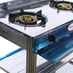 Cuisinière à gaz haute puissance à flamme intense, équipée d'un espace de rangement double couche pour répondre à divers besoins de cuisine - Product Image 2