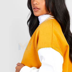 Nouvelle arrivée : veste letterman pour femme, élégante veste d'hiver en coton 100% pour femme - Product Image 6