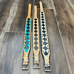 ปลอกคอสัตว์เลี้ยงสีดำและสีขาวทำด้วยมือพร้อมหัวเข็มขัดสำหรับสุนัขขนาดเล็กและขนาดกลาง - Product Image 4