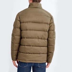 Chaquetas de Invierno para Hombre con Logotipo Personalizado, Chaquetas Acolchadas con Capucha Impermeable, Ropa Gruesa y Cálida de Tela de Lona, Estilo Urbano - Product Image 4