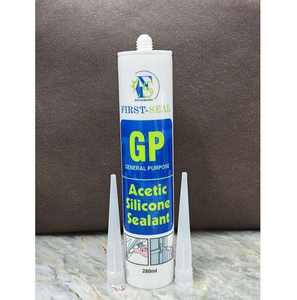 Scellant silicone acétique 280 ml pour travaux de construction, assemblage, étanchéité des joints et des interstices intérieurs et extérieurs - Product Image 5