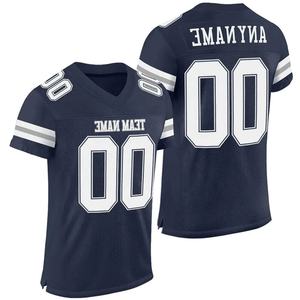 Camiseta de Fútbol Americano Sublimada Personalizada al por Mayor, Camiseta de Fútbol Americano de Entrenamiento Universitario Juvenil de Talla Grande - Product Image 3