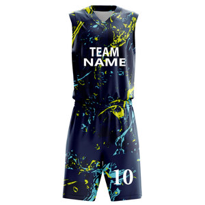 Men Sports Customized Basketball Kit Team Club Basket Ball New Design Basketball Uniform with Low Moq Breathable Custom - Product Image 1