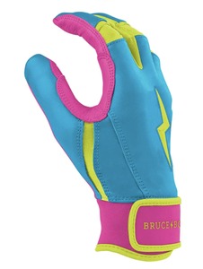 Gants de frappe en cuir pour le baseball avec fermeture auto-agrippante, gants de frappe professionnels en cuir pour le baseball et le softball - Product Image 6