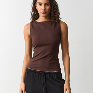 Top Deportivo Corto Transpirable de Primera Calidad para Mujer, Camiseta sin Mangas, Jersey Deportivo, Ropa de Yoga y Fitness, Camiseta sin Mangas para Mujer - Product Image 1