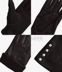 Gants de moto en cuir imperméables de haute qualité pour l'hiver, doublure thermique Thinsulate, coupe-vent, pour la motocross par temps froid - Product Image 5