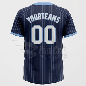 Factory Direct Supply Short Sleeve <b>Baseball</b> Two Button Shirts Sport Wear <b>Baseball</b> Two Button Shirts - Product Image 2