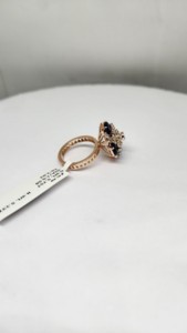 Bague moderne pour femme en or 14 carats, pierre naturelle de 2,02 ct, diamant couleur HI de 0,58 ct, plaqué rhodium, certifié IGI, poids brut 5,757 g, élégante - Product Image 4