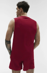 Ensemble débardeur et short pour homme personnalisé, respirant, 100% polyester, avec impression numérique et broderie - Product Image 2