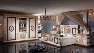 Ensemble de meubles de chambre à coucher luxueux capitonné, style antique, lit queen-size sculpté à la main, meubles de chambre à coucher modernes à dossier haut capitonné - Product Image 4