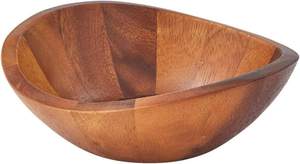 Bol de service en bois massif écologique pour salade, riz ou en-cas, disponible pour les restaurants au prix d'usine - Product Image 5