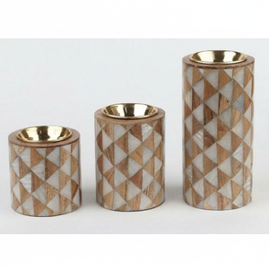 Brûleur d'encens élégant en marbre avec incrustation d'os, porte-bakhoor pour la méditation, la prière et la décoration religieuse - Product Image 2