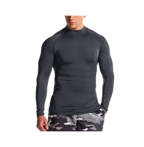 เสื้อรัดรูปแขนยาว 100% โพลีเอสเตอร์ แห้งเร็ว สำหรับฝึกซ้อม BJJ ยิวยิตสู - Product Image 1