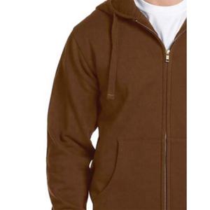 OEM Wholesale Custom Logo Embroidered <b>Zip</b> Hoodie 60% Cotton 40% Polyester Thick Fleece Long Sleeve <b>Full</b> <b>Zip</b> <b>Sweatshirt</b> - Product Image 6
