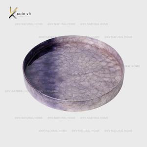 Bandejas de Madera para Servir Comida y Decoración, Personalizadas, al por Mayor, de Lujo, OEM, ODM, Juego de Bandejas de Madreperla - Product Image 5