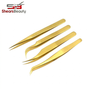 Pinzas para Pestañas de Acero Inoxidable con Logotipo Profesional de Nuevo Diseño, Punta Suave de Precisión, Alta Calidad, Duraderas, Reutilizables, Hechas en Pakistán - Product Image 5