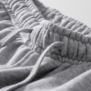 Shorts en coton personnalisés à taille élastique pour hommes Shorts de survêtement en coton avec broderie personnalisée pour hommes Basketball Wholesale Women Casual Shorts - Product Image 2