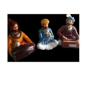 Gran estatua de juego musical FRP moderna, suministro de jardín decorativo abstracto con característica duradera - Product Image 1