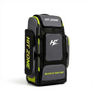 Bolsa de Cricket Hit Zone 1000D, Tamaño Grande, Premium, Resistente, para Viajes Deportivos, con Ruedas, Duradera, Impermeable, con Múltiples Compartimentos - Product Image 1