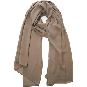 Unique Style Muslim Long <b>Scarves</b> for Women New Design Solid Color Breathable Dupatta - Product Image 6