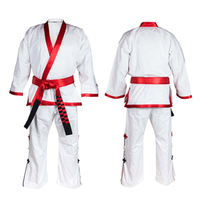 Customized Embroidery Patches Karate <b>Jacket</b> and Pant Uniform Latest Design Professional Karate Uniform - Product Image 4