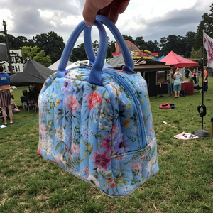 Ningbo Wilson Eco-Friendly OEM Customized Handle Bag Pure Plain Cotton Fabric Portable Durable Outside Handle Lunch Bag - Product Image 4