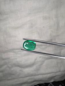Jai Narayan Gems Émeraude naturelle zambienne 1,15 ct, taille poire, vert profond, pierre précieuse fine, 8,2x6,1mm, pierre lâche de luxe - Product Image 3