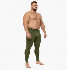 Plus Size Fitness Leggings <b>Men</b> Gym Workout Yoga Pants Breathable Side Pockets Workout Legging <b>Men's</b> High Waist <b>Compression</b> <b>Tight</b> - Product Image 3
