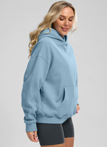 Women's Oversized Fleece Hoodie With Pocket Loose Fit Casual Athletic <b>Workout</b> Pullover Printed Knitted <b>Hoodies</b> for Woman's - Product Image 2