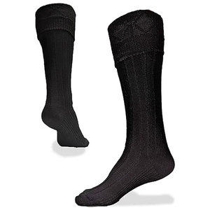 Chaussettes écossaises traditionnelles à motif côtelé pour kilts en tartan, confortables et en tissu doux - Product Image 1