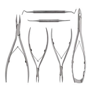 4 Pcs Podiatry Chiropody Instruments Thick Toe Nails Nippers Cutters Clippers Tools Set - Product Image 6