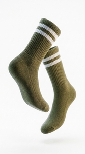 Calcetines deportivos casuales y cómodos para unisex, de poliéster y spandex, elásticos, para uso diario, COMOLOS CALCETINES PARA USAR TODA LA SEMANA, HECHOS POR BS - Product Image 1