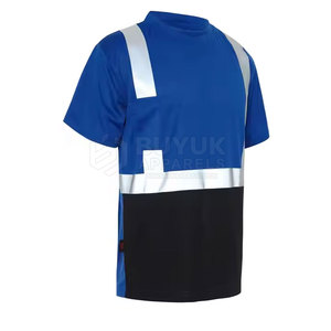 T-shirt de sécurité haute visibilité à manches courtes, respirant, réfléchissant, 100 % polyester, coupe classique, protection incendie - Product Image 3