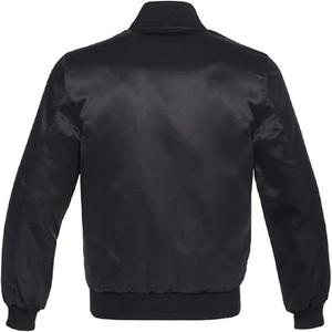 Chaqueta Varsity de Piloto Personalizada con Bordado, Ecológica, Reversible, Estilo Urbano, de Lana/Poliéster, Cortavientos de Otoño para Hombre, con Forro de Algodón - Product Image 3
