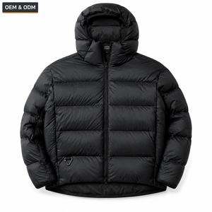 Blouson d'hiver tendance pour homme, écologique, style urbain, à capuche, ultra-léger, isolé, confortable, durable, toutes saisons - Product Image 1