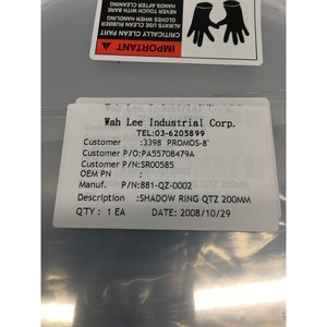 วาห์ลี 881-QZ-0002 แหวนเงา, ควอตซ์, 200 มม. - อุปกรณ์และอะไหล่เซมิคอนดักเตอร์ระดับโลกที่เชื่อถือได้ - Product Image 4