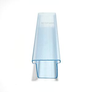 Protection antistatique personnalisée ESD Tuyau de tube carré transparent Profils d'emballage plastique électronique rigide en PVC/PETG personnalisables - Product Image 2