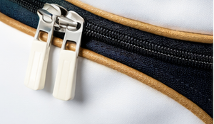 Classic Golf Cart <b>Bag</b> with Elegant <b>White</b> Navy Finish Premium Tour-Style Golf <b>Bag</b> with Structured Divider Top PU <b>Leather</b> Golf <b>Bag</b> - Product Image 4