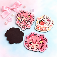 Aimant de réfrigérateur décoratif personnalisé, écologique, de style anime, imprimé numériquement en acrylique