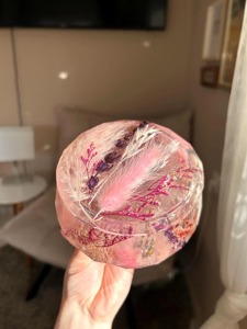 Caja de Resina Floral Hecha a Mano de Primera Calidad, Organizador Decorativo para Guardar Joyas, Pequeño Regalo de Joyería de Resina Personalizado - Product Image 5