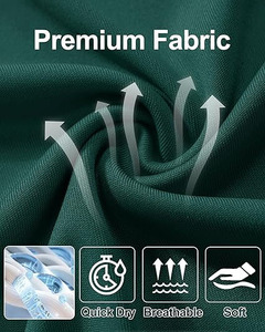 Camiseta de Manga Larga para Hombre, Protección Solar UV, Secado Rápido, para Playa y Pesca, Color Verde - Product Image 3
