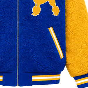 Abrigo Bomber Reversible de Sherpa Personalizado para Mujer, con Forro Polar Cálido de Doble Cara, para la Hermandad Griega Sigma Gamma Rho, Prenda Exterior de Moda - Product Image 6