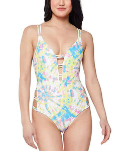 Traje de Neopreno Personalizado de Manga Larga y Pierna Corta con Cierre en el Pecho, Traje de Buceo y Surf Estampado para Mujer - Product Image 6