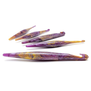 Attractive Resin <b>Crochet</b> <b>Hook</b> Handmade Luxury <b>Crochet</b> <b>Hooks</b> for <b>Crochet</b> Needlework Sewing Tools Resin <b>Crochet</b> <b>Hook</b> Collection - Product Image 2